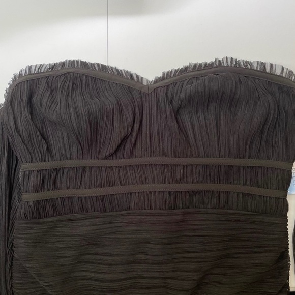 Majorelle Zata Mini Dress Black Ruched Long Sleeve Off Shoulder small REVOLVE - Picture 8 of 8